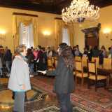 Raggiungiamo infine la grande sala consiliare...
